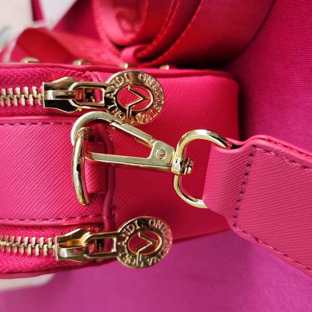 Pink Valentino Orlandi Crossbody Made In Italy - Picture 4 of 12